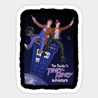 THE DOCTOR'S TIMEY-WIMEY ADVENTURE (full cover) Sticker